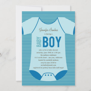 Little Baby Shower-inbjudan - Girl Inbjudningar
