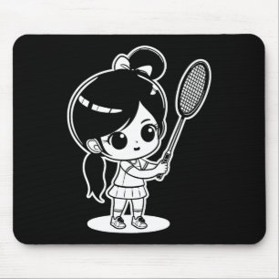 Little Badmintonist Tecknad Shuttle Musmatta