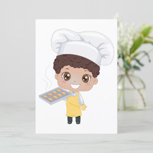 Little Baker Cook-inbjudan Inbjudningar