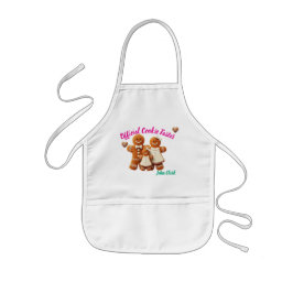Little Baker Gingerbread Personalized Kid Apron Barnförkläde