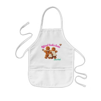 Little Baker Gingerbread Personalized Kid Apron Barnförkläde