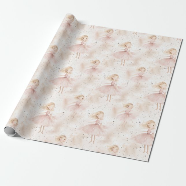 Little Ballerina #10 - Blonde Girl Presentpapper (Utrullad)