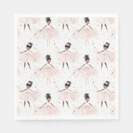 Little Ballerina #6 - Black Girl Pappersservett
