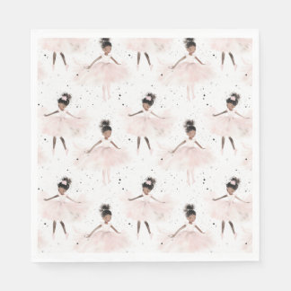 Little Ballerina #6 - Black Girl Pappersservett