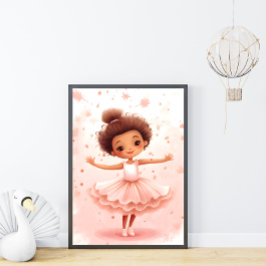 Little Ballerina Art-barn Poster
