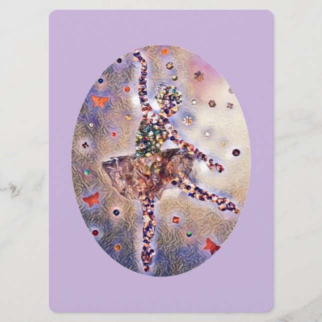 Little Ballerina Cute Dance Show skäl Program (Framsida)