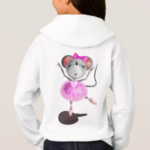 Little Ballerina Mouse - Painting - Roligt T Shirt
