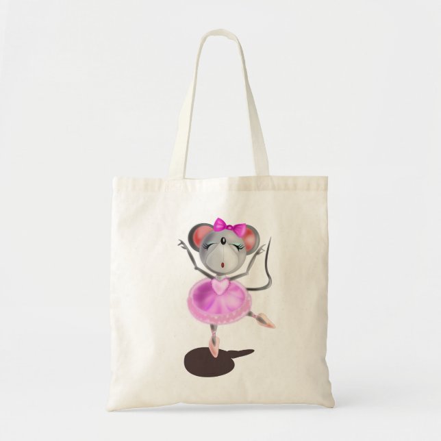 Little Ballerina Mouse Tygkasse (Framsidan)