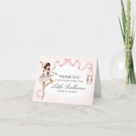 Little Ballerina Tack, ditt kort födelsedag eller