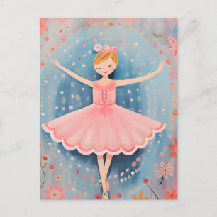 Little Ballerina Vykort
