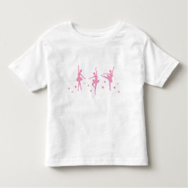 Little Ballerinas Ruffled Småbarn T-Shirt