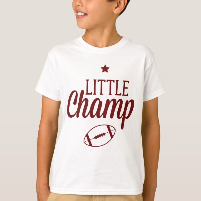 Little Baseball Champ T-shirt (Framsida)