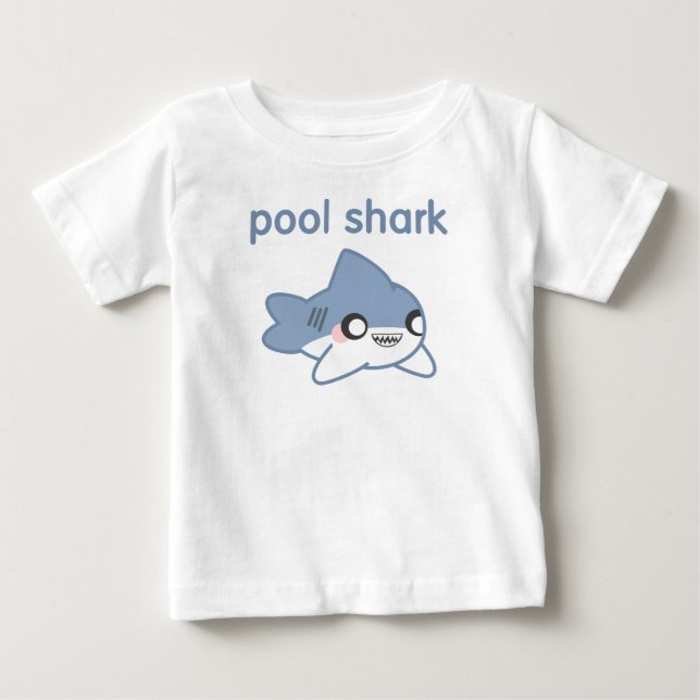 Little Bassäng Shark Kids T-shirts (Framsida)