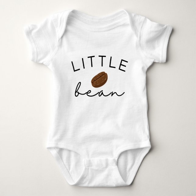 Little Bean Cute Coffee T Shirt (Framsida)