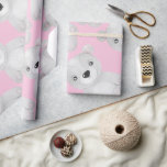 Little Bear Baby Shower Birthday Girl Presentpapper<br><div class="desc">Den lilla baby-björnen är papper för dusch,  födelsedag eller tillfälle. Enkelt och sött.</div>
