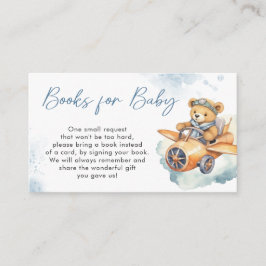 Little Bear Baby Shower Bokar för Baby Tilläggskort