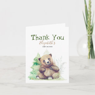 Little Bear Baby Shower Tack Kort