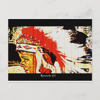 Little Bear Indian Vykort