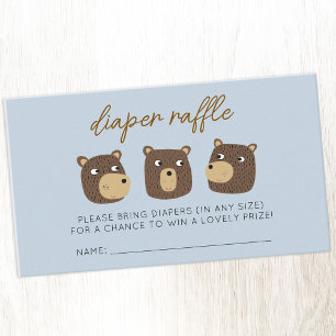 Little Bear Unge Diaper Raffle Tilläggskort