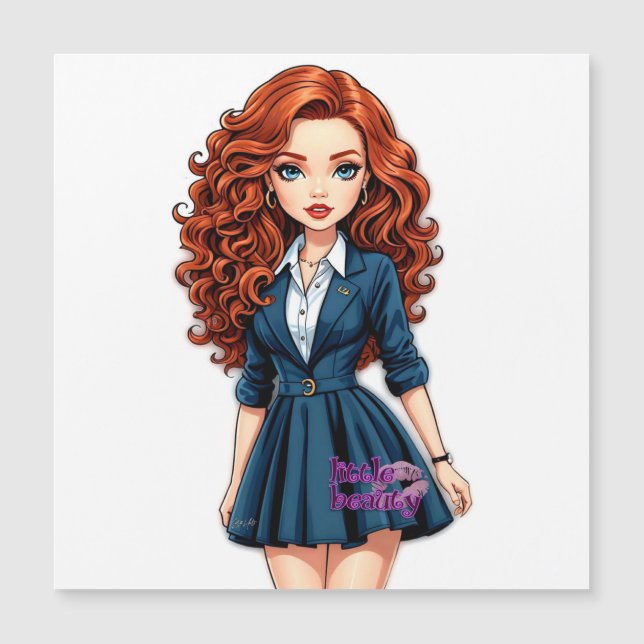 Little Beauty Magnetic Card (Framsida)