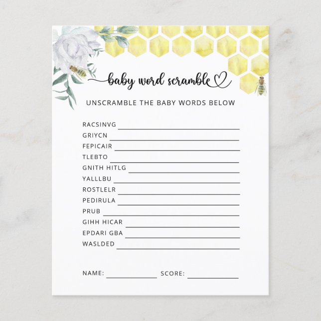 Little Bee Baby Scramble (Framsida)
