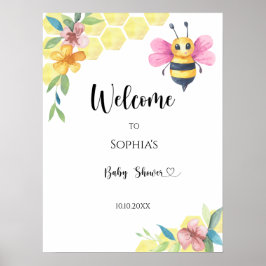 Little Bee babydusch Poster
