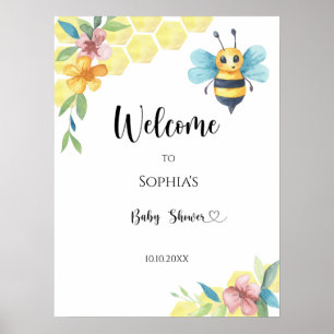 Little Bee babydusch Poster