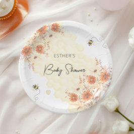 Little Bee Honung Boho WildblommBaby Shower