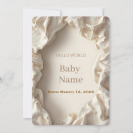 Little Beginnings – Baby Announcement Cards Julkort