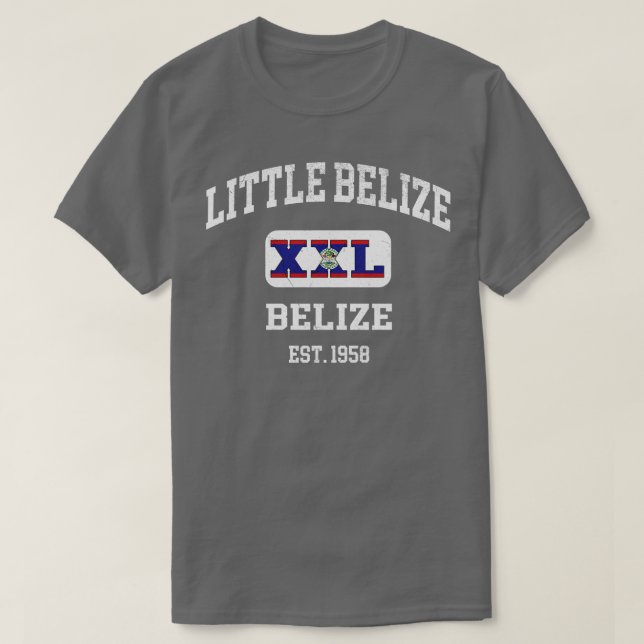 Little Belize Belize XXL Athletic design 1 T Shirt (Design framsida)