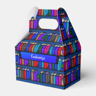 Little Bibliotek Bok Shelves Teal Gable Presentaskar