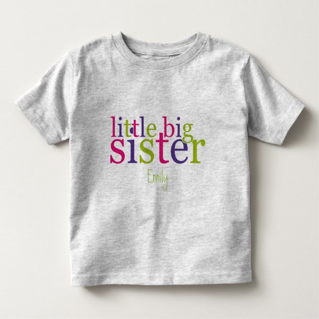 Little Big Sister T-Shirts (Framsida)
