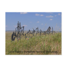 Little Bighorn Memorial-vykort