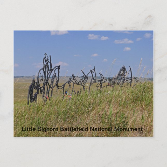 Little Bighorn Memorial-vykort Vykort (Framsida)