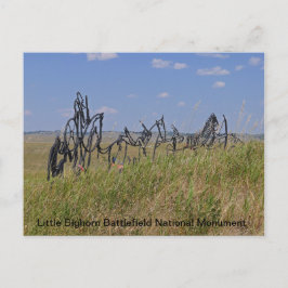 Little Bighorn-minnespostkort Vykort
