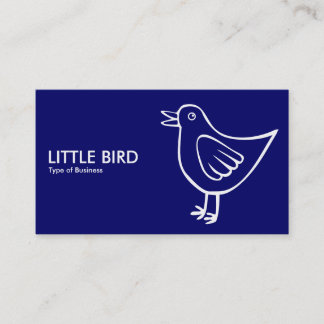 Little Bird 05 - Deep Navy Visitkort