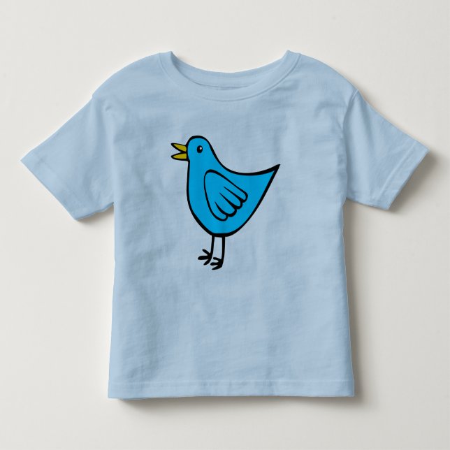 Little Bird - Blue T-shirt (Framsida)