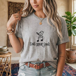 Little Bird Citat Unisex Grafisk T-Shirt
