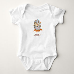 Little Bird Hatching Nyfödd bebis Neutralt T Shirt
