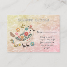 Little Bird Löv Flowers Rosa Baby Shower