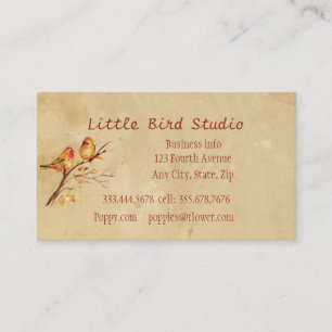 Little Bird Studio Anpassningsbar Affärskort Visitkort