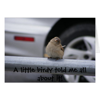 Little Birdy (Anpassadet)! Hälsningskort