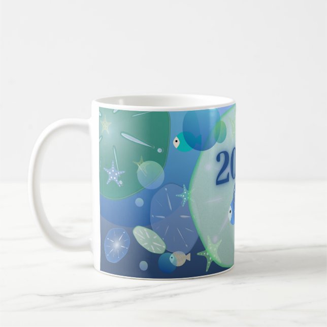 Little Bit of Blue - March Coffee Mug Kaffemugg (Vänster)