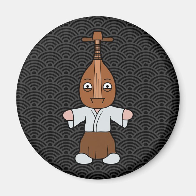 Little Biwa-bokuboku Yokai Magnet (Framsidan)