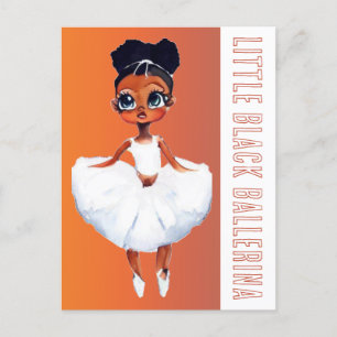 Little Black Ballerina Vykort