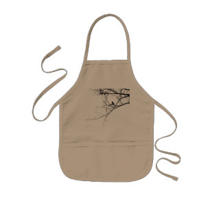 Little Black Bird Apron Barnförkläde