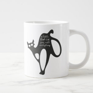 Little Black Cat Jumbo Mugg