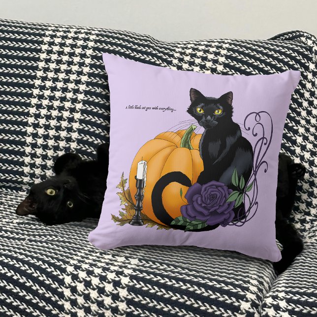 Little Black Cat Kudde (Skapare uppladdad)