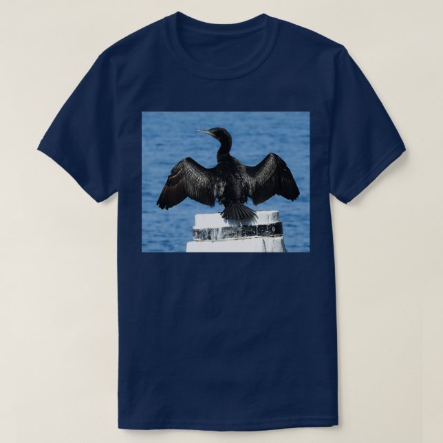 Little Black Cormorant T Shirt (Design framsida)