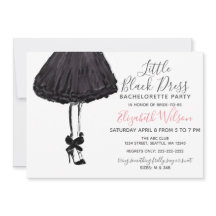 Little Black Dress Högklackars Bachelorette Party